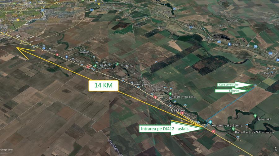 Teren Construcții intravilan de 660 mp, în Frumușani