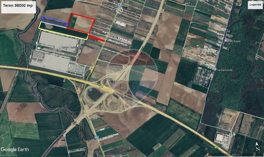 Teren Construcții intravilan de 98709 mp, în Bâcu