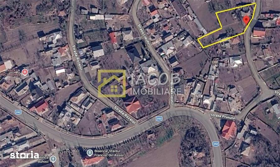 Teren de 1541 mp, în Buhoci