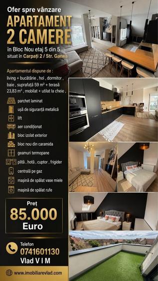 Apartament cu 2 camere în Carpați 2
