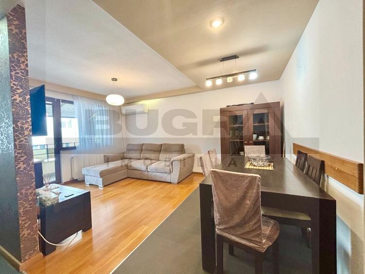 Apartament cu 3 camere semidecomandat, mobilat în Andrei Mureșanu