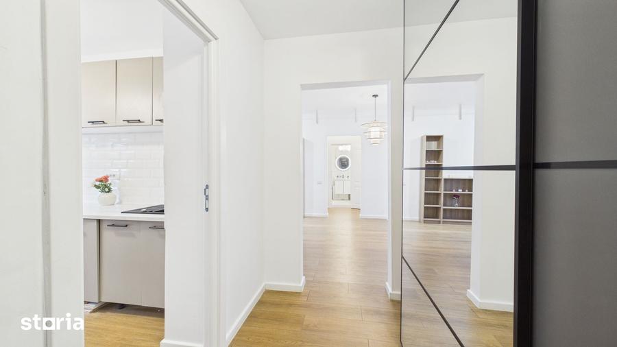 Apartament cu 3 camere semidecomandat, mobilat în Ozana
