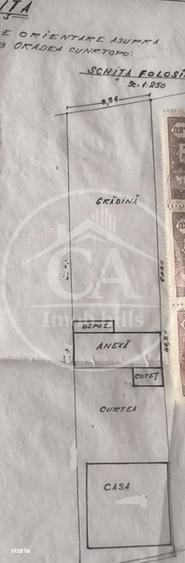Casă cu 2 camere cu Teren 388 Mp în Cantemir