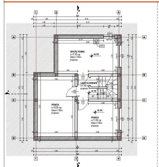 Casă individuală cu 4 camere cu Teren 354 Mp în Ciurila