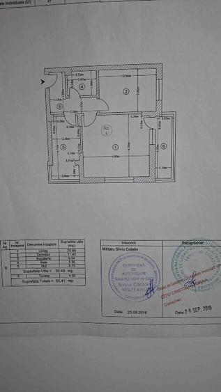 Apartament cu 2 camere decomandat în Central