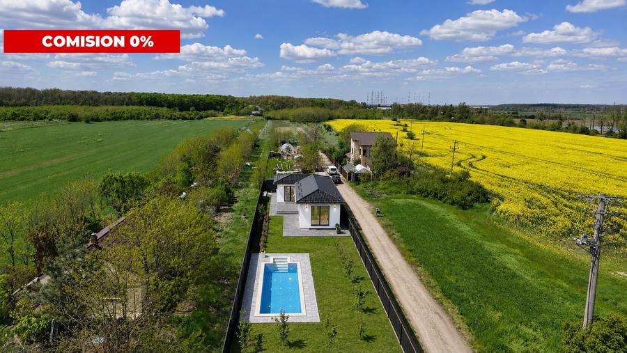 Casă individuală cu 3 camere cu Piscina în Snagov