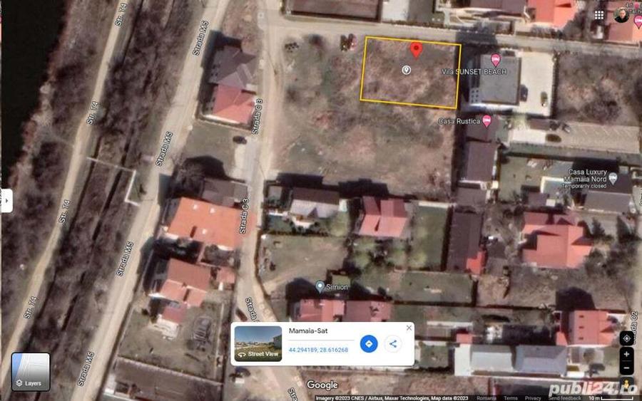 Teren de 665 mp, în Central