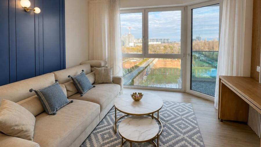 Apartament cu 2 camere semidecomandat, mobilat în Floreasca