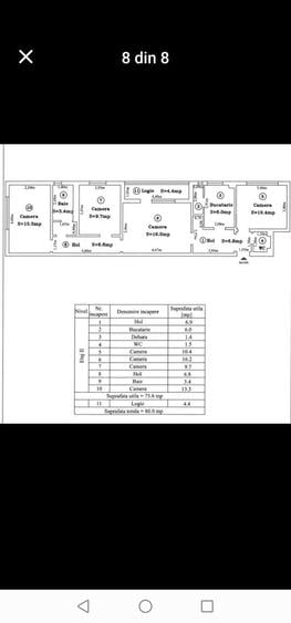 Apartament cu 4 camere semidecomandat în Circumvalațiunii