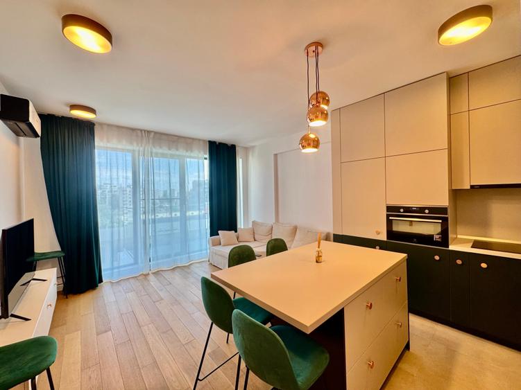 Apartament cu 2 camere semidecomandat, mobilat în Timpuri Noi