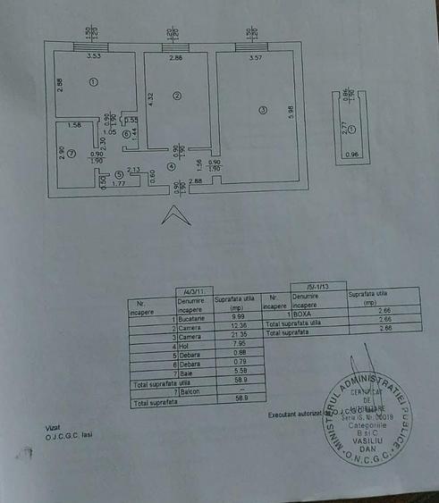 Apartament cu 2 camere în Copou