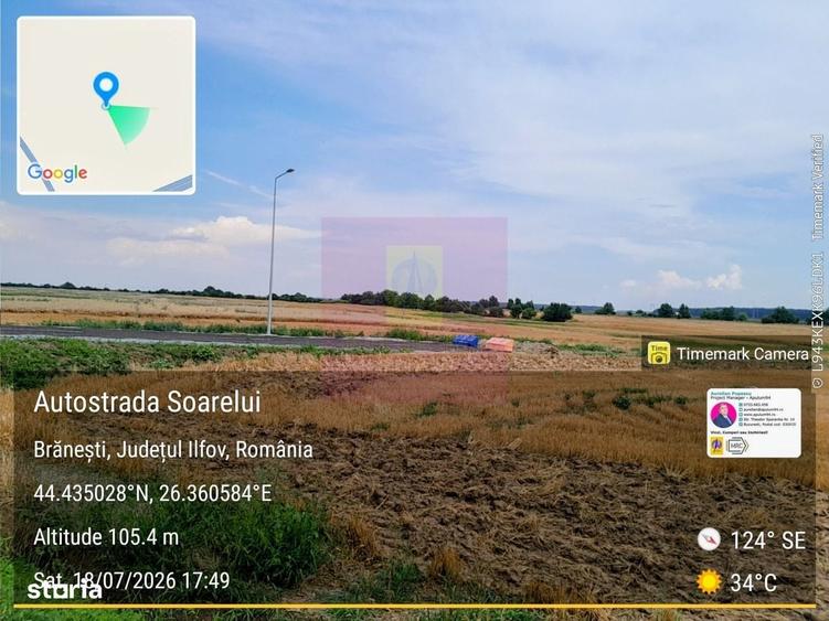 Branesti - teren 13k mp langa autostrada A2 - 4