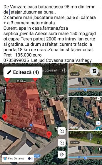 Casă cu Teren 2000 Mp în Leț