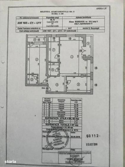 Apartament cu 3 camere decomandat în Fundeni