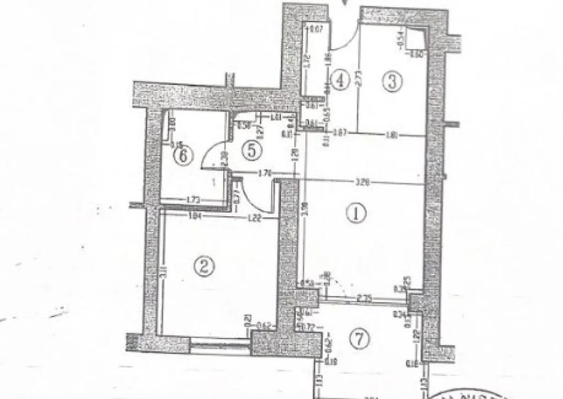 Apartament cu 2 camere semidecomandat, mobilat în Obor