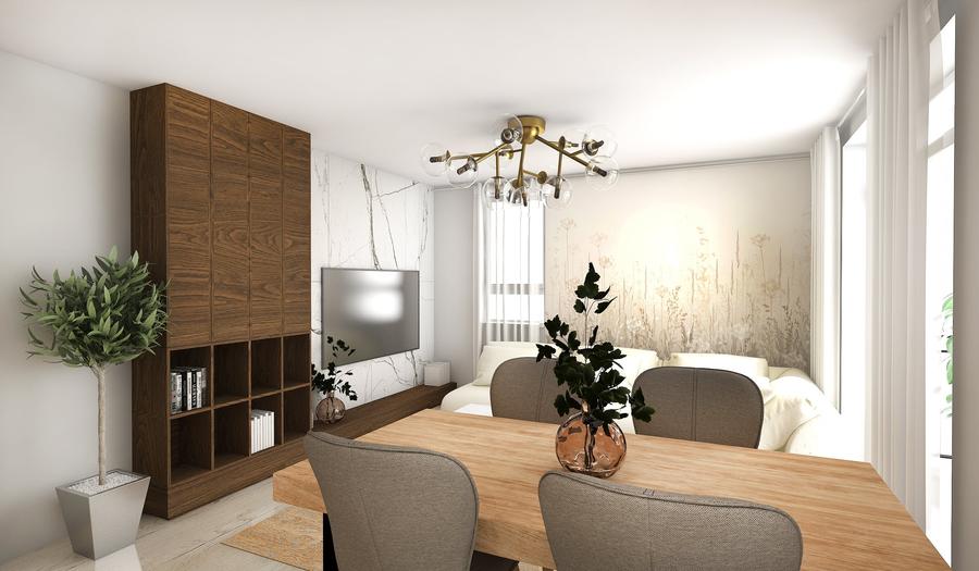 Apartament cu 3 camere decomandat în Exterior Nord