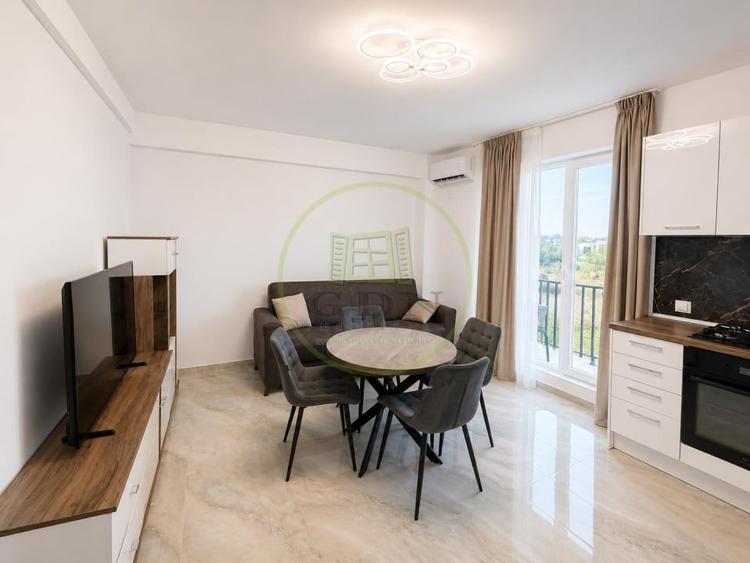 Apartament cu 2 camere semidecomandat, mobilat în Otopeni