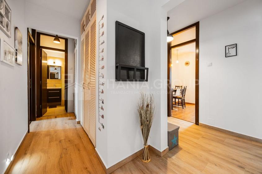 Apartament cu 4 camere decomandat, mobilat în Tractorul