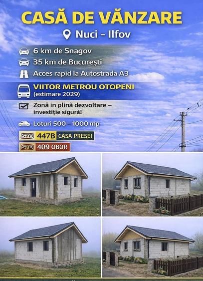 casa+ teren 600 mp Ilfov 50.000 - 1