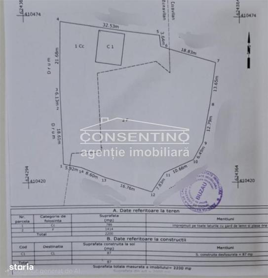 Casă cu 4 camere cu Teren 2200 Mp în Tisău