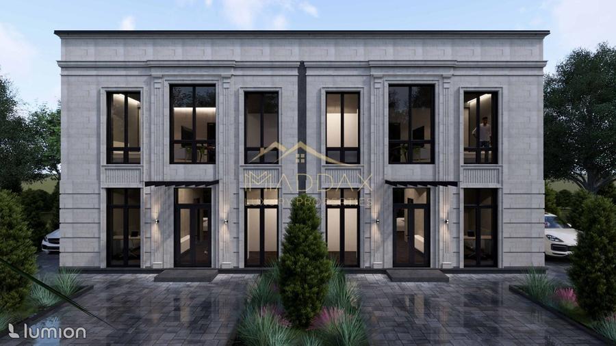 Duplex cu 5 camere decomandat cu Canalizare în Central