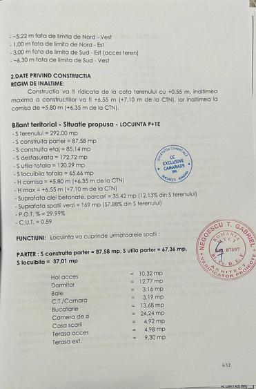 Casă cu Teren 400 Mp în Frumușani