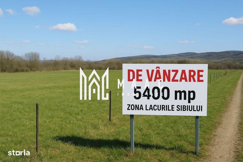 Teren de vanzare | 5400 mp | Zona Lacurile Sibiului - 2