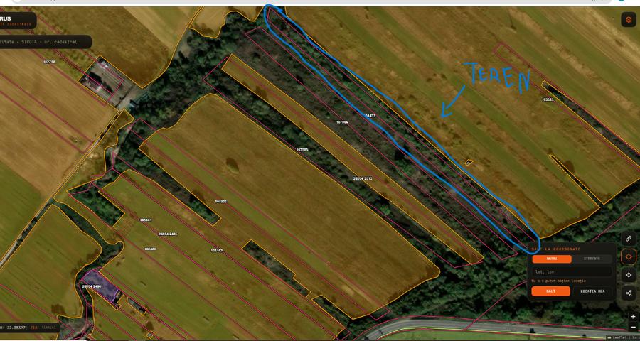 Teren agricol extravilan de 5000 mp, în Nord-Est