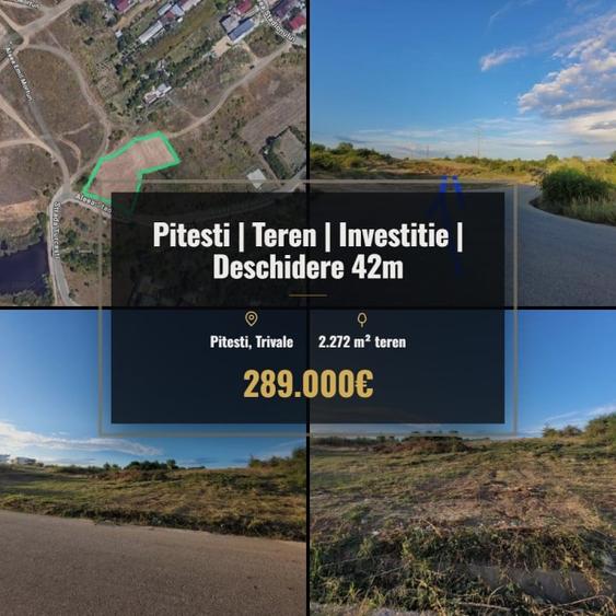 Teren Construcții intravilan de 2272 mp, în Trivale