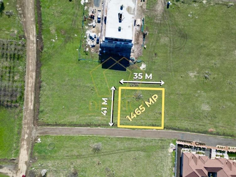 Teren Construcții intravilan de 1465 mp, în Torontalului