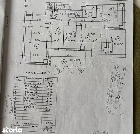 Apartament cu 4 camere decomandat în Port