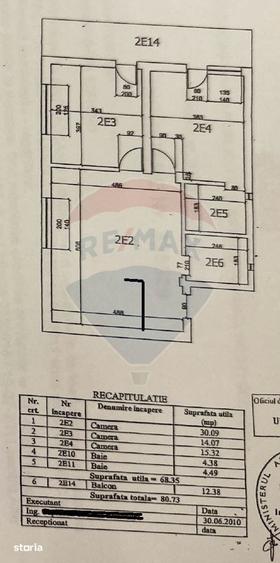 Apartament cu 3 camere în Dămăroaia