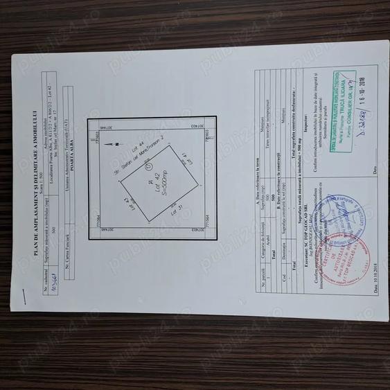 Teren de 500 mp, în Poarta Albă
