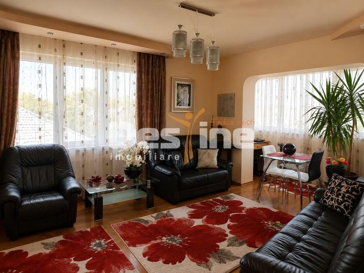 Apartament cu 3 camere decomandat, mobilat în Tipografilor