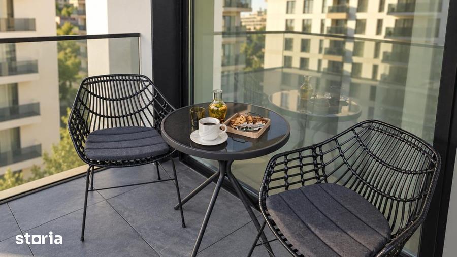 Apartament cu 2 camere semidecomandat, mobilat în Pipera