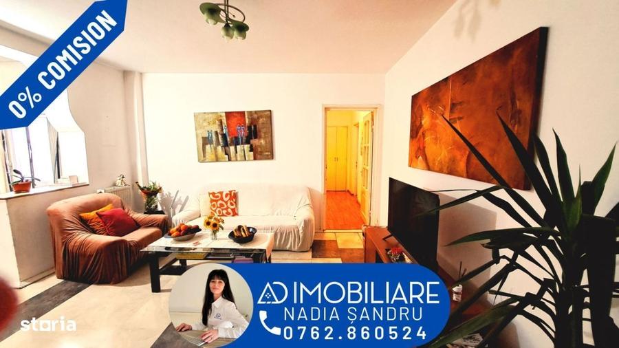 Apartament cu 3 camere semidecomandat în Central