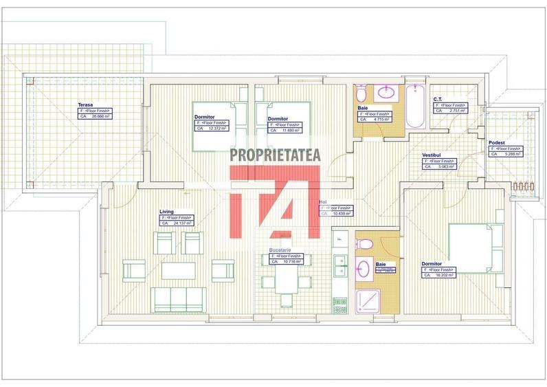Casă cu 4 camere cu Teren 520 Mp în Central