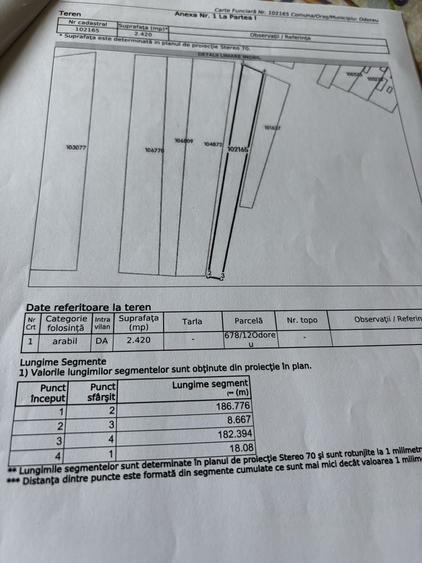 Teren de 24000 mp, în Odoreu