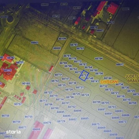 Teren de 300 mp, în Chiscani