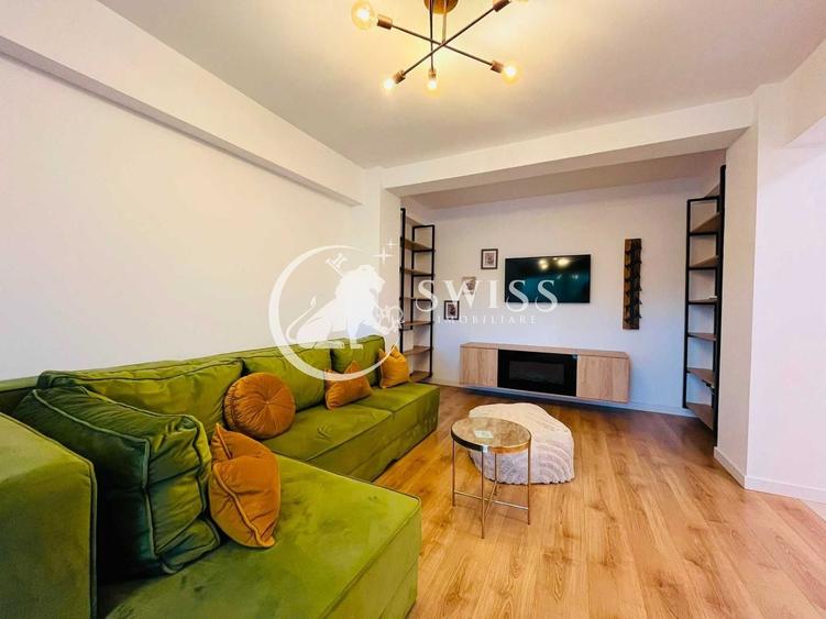 Apartament cu 2 camere semidecomandat, mobilat în Bună Ziua