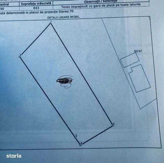 Teren de 850 mp, în Gruiu