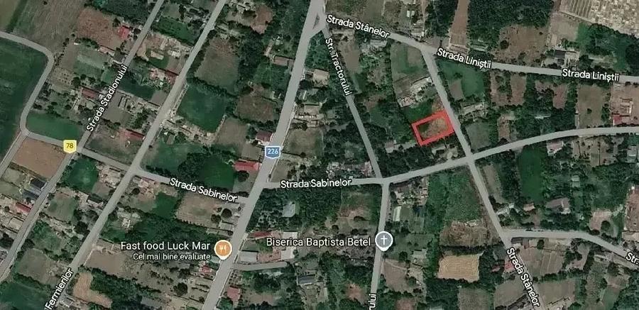 Teren de 1239 mp, în Istria