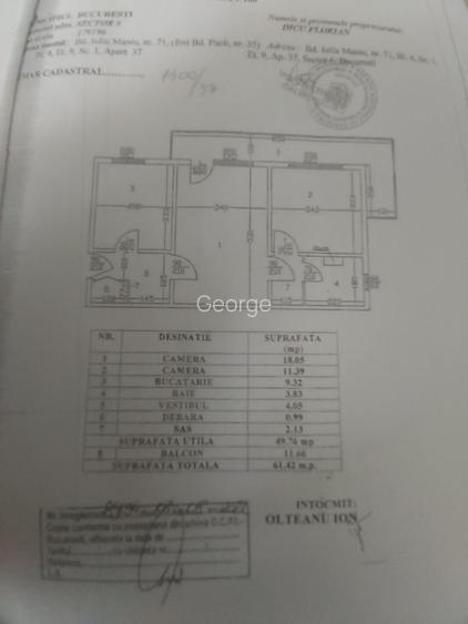 Apart. 2 cam utilat/mobilat-PROPRIETAR
