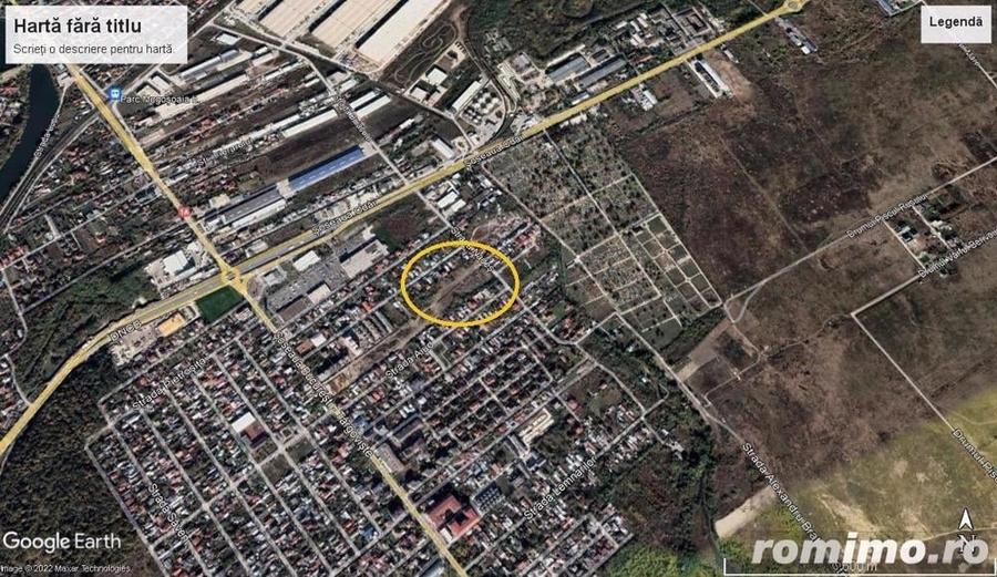 Teren de 5000 mp, în Nord