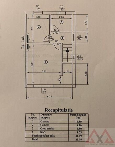 Duplex cu 3 camere cu Canalizare în Vatra Luminoasă