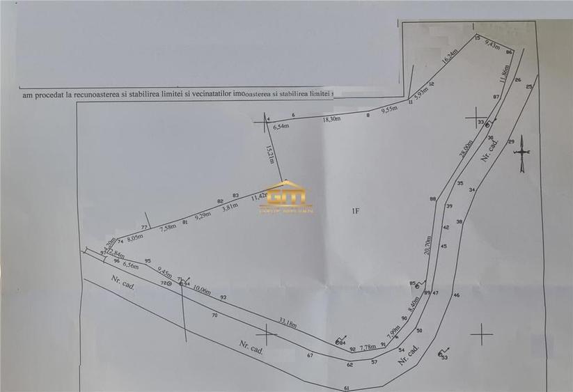 Teren de 3200 mp, în Milcoiu