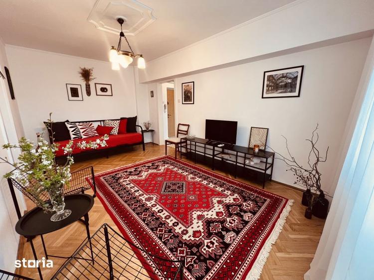 Apartament cu 2 camere, mobilat în Moșilor