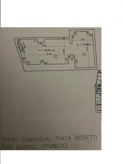 Spațiu comercial, de 152 mp, în Universitate
