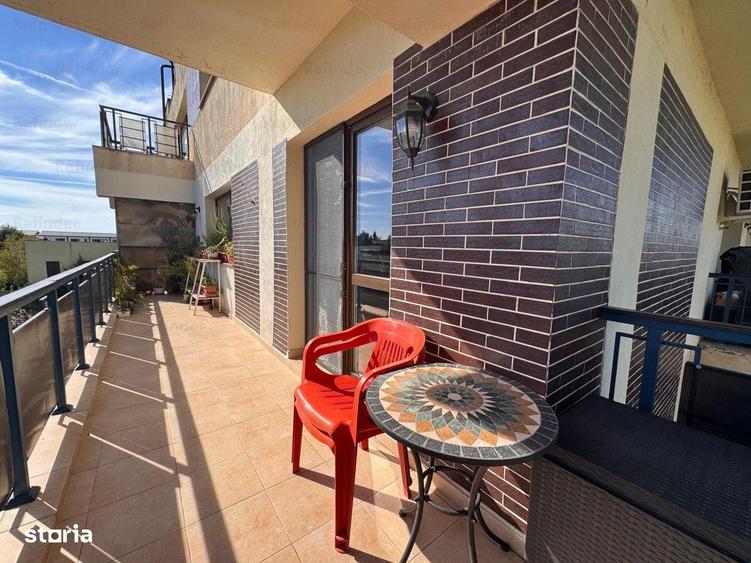 Apartament cu 3 camere semidecomandat, mobilat în Corbeanca