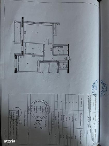 Apartament cu 2 camere decomandat în Valea Cetății